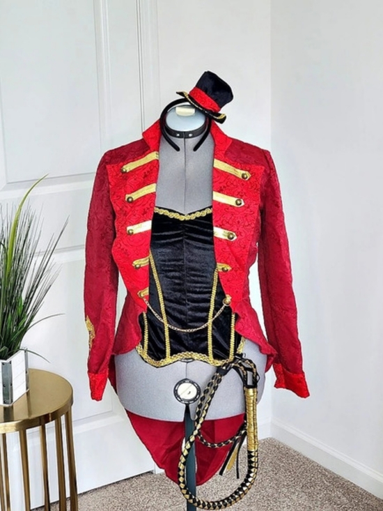 Spirit Other - Spirit Lady of the Ring Costume, Red & Black (Size M)